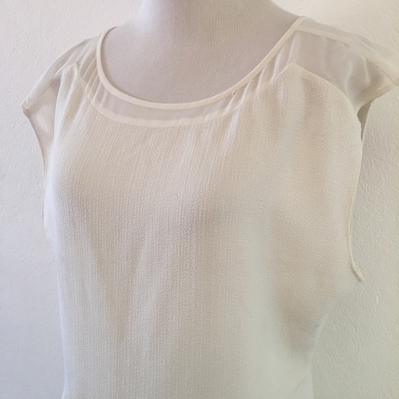 Rebecca Taylor White Blouse Size 8 - Picture 2 of 7